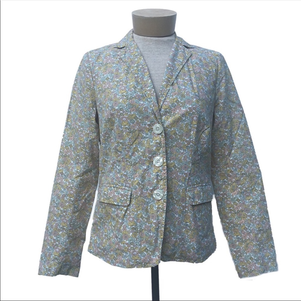 J Crew Factory Floral Paisley Poem Blazer Size 4